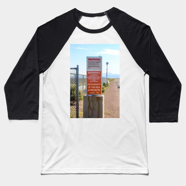 Area 51 Baseball T-Shirt by Rob Johnson Photography